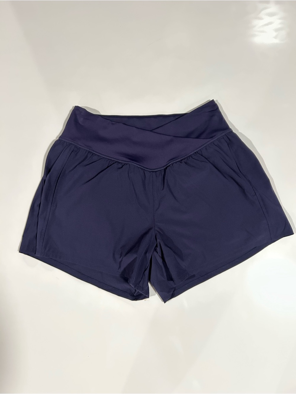 HALARA Breezeful High-Waist Crossover Pockets 2in1 Quick Dry Yoga Shorts, L